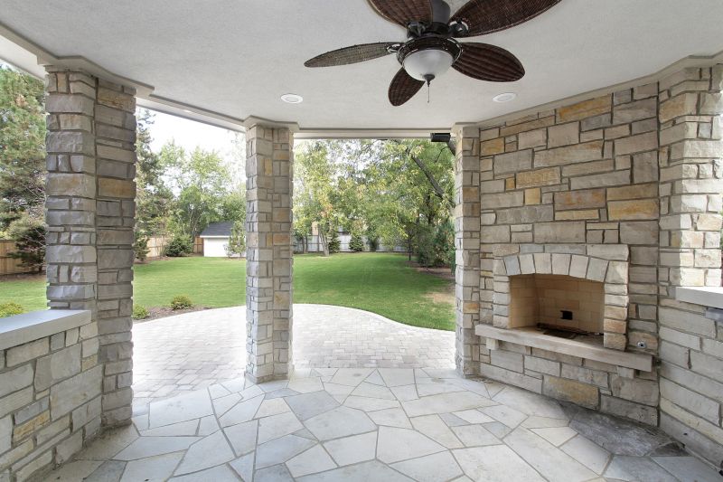 Stone Fireplace Installation